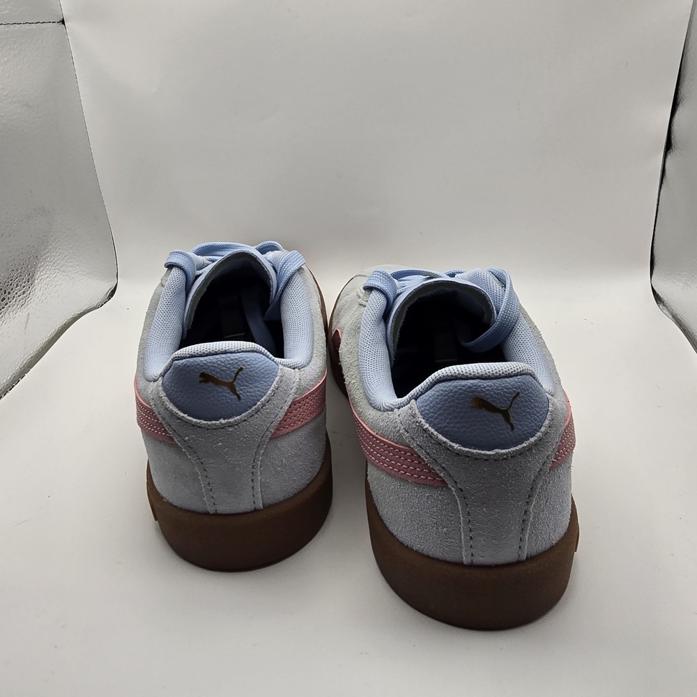 PUMA Women's Club Klassika SD Sneakers Light Blue Pink Gum Sole Suede Size 8.5 - Picture 5 of 10